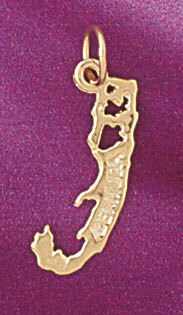 Dazzlers Jewelry Jamaica Pendant Necklace Charm Bracelet in Yellow, White or Rose Gold 5031, MPN: D…
