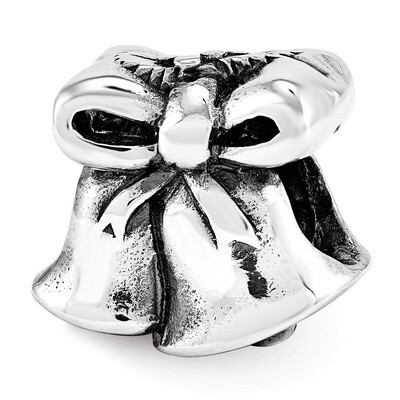 Christmas Bells Bead - Sterling Silver QRS3504, MPN: QRS3504, 886774964409