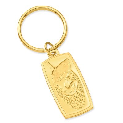 Kelly Waters Fish in Net Key Ring Gold-plated GP3839, MPN: GP3839,