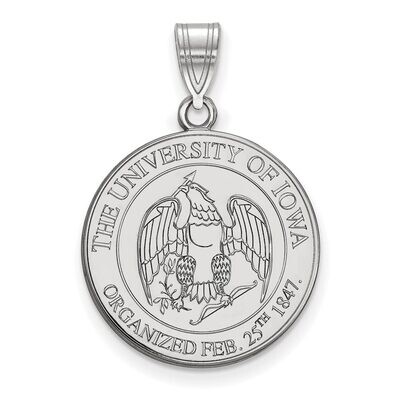 University of Iowa Large Crest Pendant Sterling Silver SS079UIA, MPN: SS079UIA, 886774725840