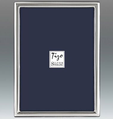 Tizo 5 x 5 Inch Thin Elegante Sterling Silver Picture Frame, MPN: 1872-55,