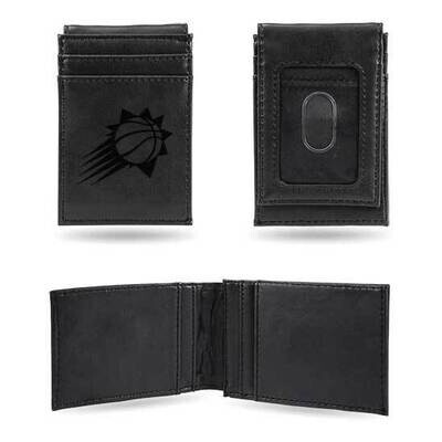 NBA Phoenix Suns Black Faux Leather Front Pocket Wallet GC7484, MPN: GC7484, 767345895417