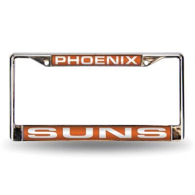 NBA Phoenix Suns Orange Laser Chrome Car License Plate Frame GC7063, MPN: GC7063, 94746403485