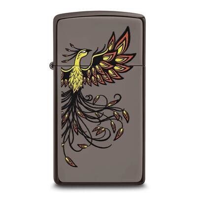 Zippo Slim Black Ice Phoenix Lighter GM25874, MPN: GM25874, 191693198690
