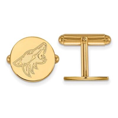Phoenix Coyotes Cufflinkss Gold-plated Silver GP010COY, MPN: GP010COY, 886774742021