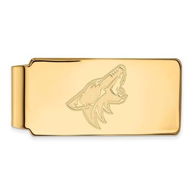 Phoenix Coyotes Money Clip 10k Yellow Gold 1Y005COY, MPN: 1Y005COY, 886774734927