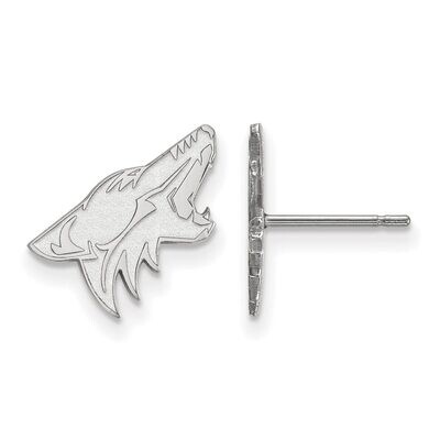 Phoenix Coyotes Small Post Earring 10k White Gold 1W004COY, MPN: 1W004COY, 886774771731