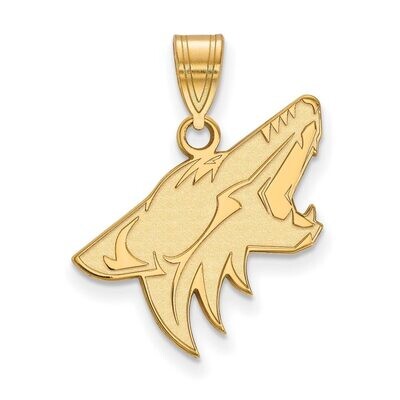Phoenix Coyotes Large Pendant 14k Yellow Gold 4Y002COY, MPN: 4Y002COY, 886774738260