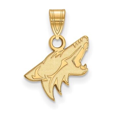 Phoenix Coyotes Small Pendant Gold-plated Silver GP001COY, MPN: GP001COY, 886774740515