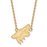 Phoenix Coyotes Large Pendant with Chain Necklace Gold-plated Silver GP008COY-18, MPN: GP008COY-18,…