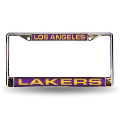 NBA LA Lakers Purple Laser Chrome Car License Plate Frame GC7053, MPN: GC7053, 94746403409