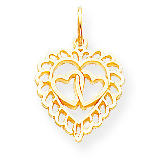 Heart Charm 10k Gold 10C398, MPN: 10C398, 886774084459