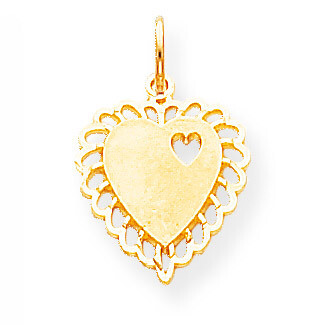 Heart Charm 10k Gold 10C215, MPN: 10C215, 883957429595