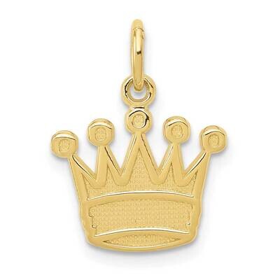 Kings Crown Charm 10k Gold 10K2751, MPN: 10K2751,