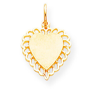 Heart Charm 10k Gold 10C403, MPN: 10C403, 883957429762