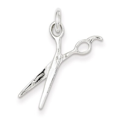 Scissors Charm Sterling Silver QC810, MPN: QC810, 883957917344