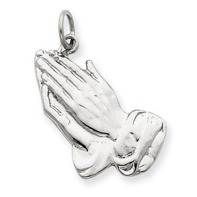 Praying Hands Charm Sterling Silver QC2405, MPN: QC2405, 883957905976