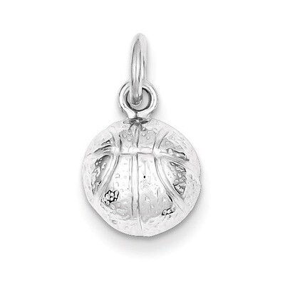 Basketball Charm Sterling Silver QC711, MPN: QC711, 883957916712