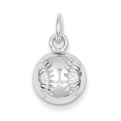 BASEBALL Charm Sterling Silver QC717, MPN: QC717, 883957916767