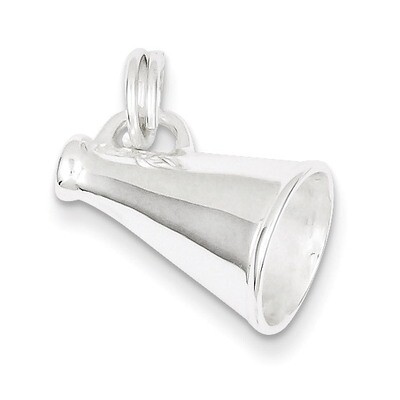 Megaphone Charm Sterling Silver QC5102, MPN: QC5102, 723252100150