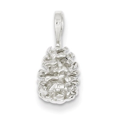 Pinecone Charm Sterling Silver QC2803, MPN: QC2803, 883957907239