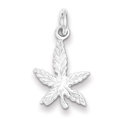 Leaf Charm Sterling Silver QC2801, MPN: QC2801, 883957907222