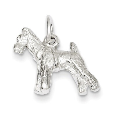 Schnauzer Charm Sterling Silver QC2670, MPN: QC2670, 883957906461