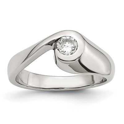 CZ Ring Stainless Steel SR41-6, MPN: SR41, 883957744339