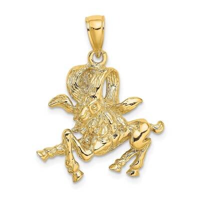 Large Aries Zodiac Charm 14k Gold C3167, MPN: C3167, 196904084373
