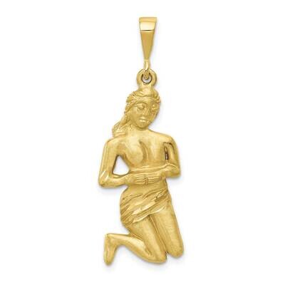 Virgo Zodiac Charm 10k Gold 10ZC469, MPN: 10ZC469,