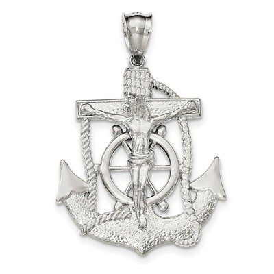 Mariner Cross Pendant Sterling Silver Polished QC8362, MPN: QC8362, 191101359965