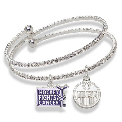 Edmonton Oilers Support Hfc Crystal Bracelet OIL075BR-HFC