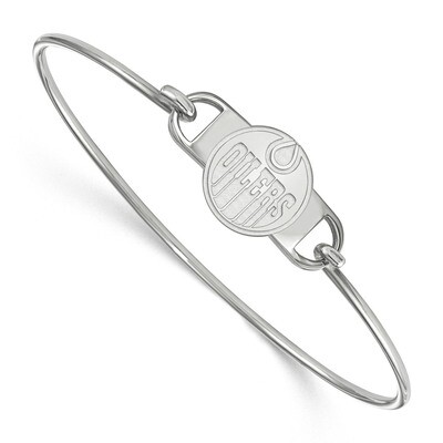 Edmonton Oilers Small Center Wire Bangle Sterling Silver SS015OIL-7, MPN: SS015OIL-7, 191101153716