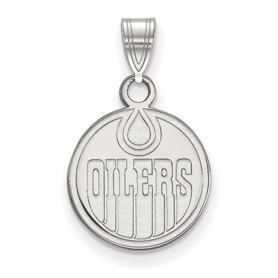 Edmonton Oilers Small Pendant 10k White Gold 1W001OIL, MPN: 1W001OIL, 886774732466
