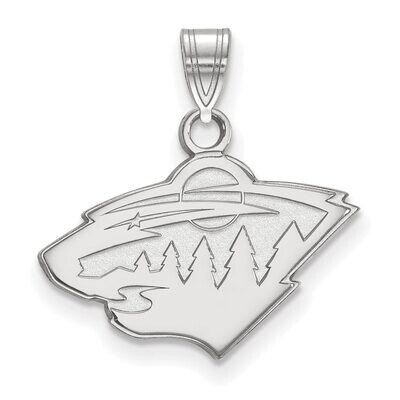 Minnesota Wild Small Pendant 10k White Gold 1W002WIL, MPN: 1W002WIL, 886774732794