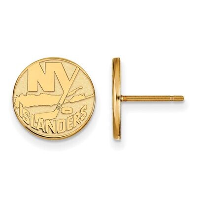 New York Islanders Small Post Earring 14k Yellow Gold 4Y008ISL, MPN: 4Y008ISL, 886774867168