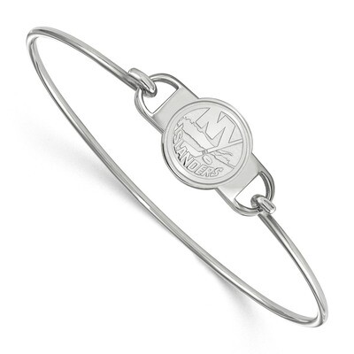 New York Islanders Small Center Wire Bangle Sterling Silver SS021ISL-7, MPN: SS021ISL-7, 1911011536…