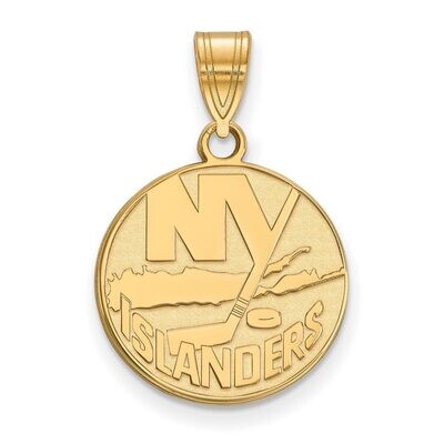 New York Islanders Medium Pendant 14k Yellow Gold 4Y003ISL, MPN: 4Y003ISL, 886774738567
