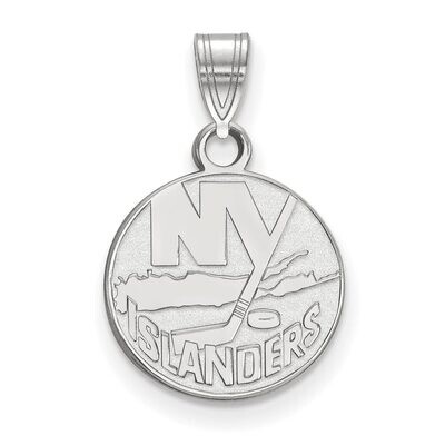 New York Islanders Small Pendant 14k White Gold 4W002ISL, MPN: 4W002ISL, 886774736235