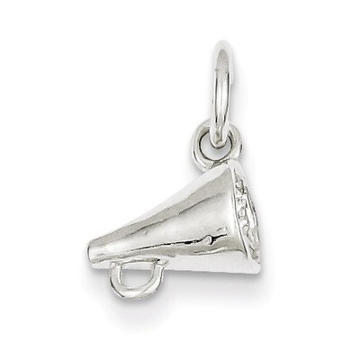 Megaphone Charm Sterling Silver QC766, MPN: QC766, 883957917016