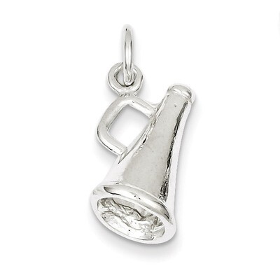 Megaphone Charm Sterling Silver QC765, MPN: QC765, 883957917009