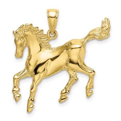 2-D Horse Charm 10k Gold 10K6544, MPN: 10K6544,