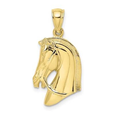 Horse Head with Short Mane Charm 10k Gold 10K6532, MPN: 10K6532, 883957138800