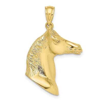 3-D Polished Horse Head Charm 10k Gold 10K6530, MPN: 10K6530,