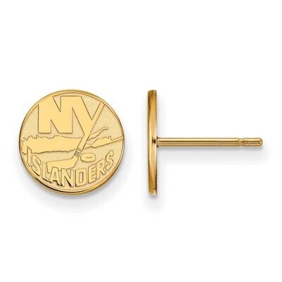 New York Islanders Extra-Small Post Earrings Gold-plated Sterling Silver GP012ISL, MPN: GP012ISL, 1…