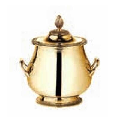 Ercuis Empire Sugar Bowl 4.75 Inch Gold Plated F500070204, MPN: F500070204, 3660656840244