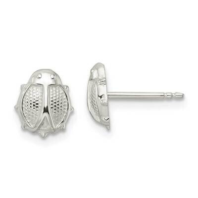 Ladybug Post Earrings Sterling Silver QE15779, MPN: QE15779, 196904152874