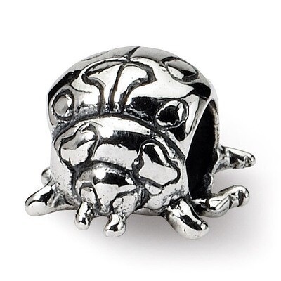 Ladybug Bead - Sterling Silver QRS1230, MPN: QRS1230, 883957277295