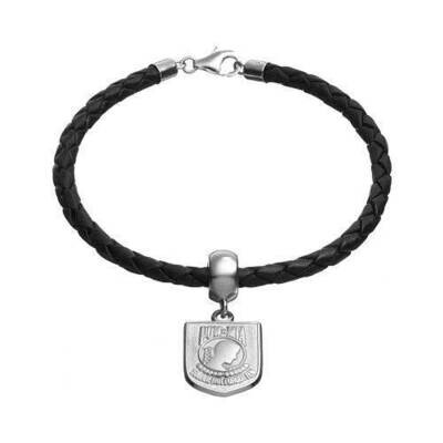 POW AND MIA PENDANT .7 x .5 BEAD BAIL AND BRACELET Sterling Silver PBS053BDSSBR, MPN: PBS053BDSSBR,…
