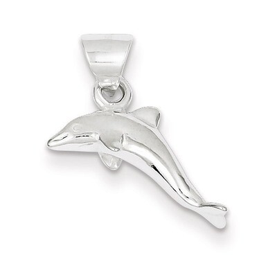 Dolphin Charm Sterling Silver QC4039, MPN: QC4039, 883957909202